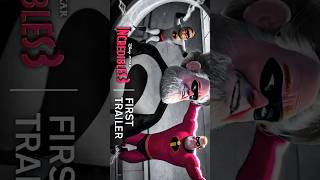 Incredibles 3 First Trailer trailer shorts feed viral incredible3 [upl. by Glenden]