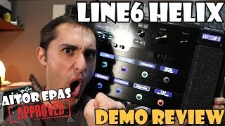 LINE6 HELIX DEMO REVIEW en Español [upl. by Moitoso451]