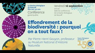 Effondrement de la biodiversité  pourquoi on a tout faux  PierreHenri Gouyon professeur au MNHN [upl. by Neelak]