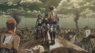 Eren amp Mikasa VS Levi For Titan Serum  Attack on Titan Season 3 [upl. by Kuo418]