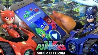 Lets Play PJ Masks quotSuper City Runquot and 💀 Romeo Maze Robber [upl. by Olsson]