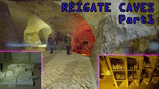 Reigate Caves Full Explore PART1 SILVER SAND QUARRY [upl. by Jermaine]