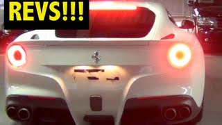 Ferrari F12 Berlinetta Lovely SOUND LOUD REVS and Detailed Shots [upl. by Bolger]