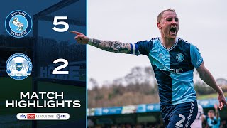 Highlights Wycombe 52 Peterborough [upl. by Enneicul]