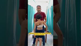 Scoliosis Chiropractic Treatment ☠️☠️ Say Big No chiropractic spine scoliosistreatment india [upl. by Freberg553]