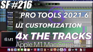 PRO TOOLS 20216 SUPPORT for Apple M1 Mac Mini  UI Customization  4x TRACKS Sunday Funday 216 [upl. by Heppman]