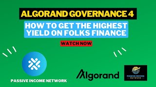 Algorand Governance via Folks Finance Complete Guide to Liquid Staking amp Earning the Highest Yield [upl. by Semyaj566]