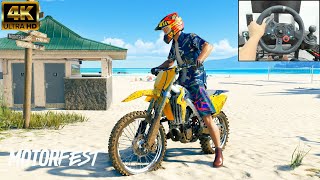 Suzuki RMZ450  The Crew Motorfest  Logitech g29 gameplay [upl. by Acinaj875]