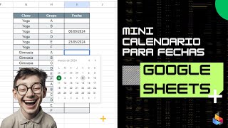 Simplifica tu Trabajo Mini Calendario en Google Sheets [upl. by Airitac]