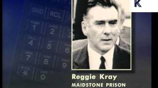 March 1995 Reggie Kray Telephone Interview Archive Footage [upl. by Etteuqal]