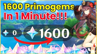 How To Earn Primogems FAST In Under 60 Seconds  Genshin Impact [upl. by Irrak]