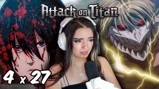 Retrospective ATTACK ON TITAN  Reaction 4x27 [upl. by Khudari]