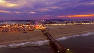 Ocean City Maryland  A Short Aerial Video in 4K Ultra HD [upl. by Nosle]