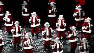 ROCKETTES Dancing Santas RADIO CITY CHRISTMAS Buffalo NY 111909 [upl. by Nylekcaj612]