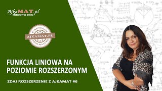 Funkcja liniowa na poziomie rozszerzonym [upl. by Akinad62]