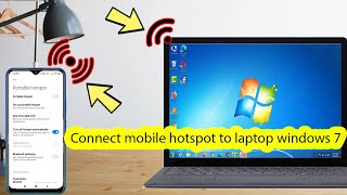 How to connect mobile wifi hotspot to laptop windows 7 [upl. by Karlen697]