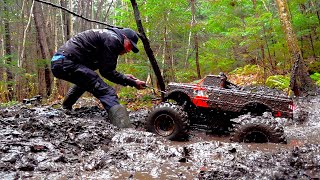 Stuck in CREAMY MUD  One Truck to Rule Them All  RC ADVENTURES [upl. by Isnyl]