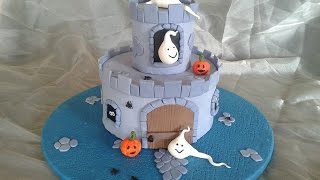 Torta castello RICETTA SEMPLICE x Halloween [upl. by Caresa]