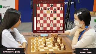 Relive the thrilling game that crowned Tan Zhongyi as the Womens World Rapid Chess Champion 2022 [upl. by Serene]