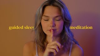 ASMR calming guided sleep meditation body scan countdown ocean waves [upl. by Zahc665]