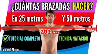 ✅ ¿Cuántas Brazadas por Largo para Nadar con Eficiencia  Técnica Total Immersion Swimming [upl. by Aja]