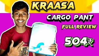 cargo pants review 😱 kraasa men cargos review HelloAmitji fashion india youtube [upl. by Meehahs43]