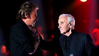 Charles Aznavour et Johnny Hallyday  Ma Vie [upl. by Jada]