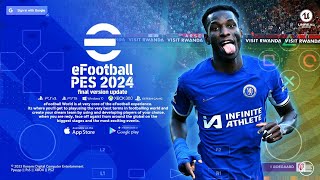 eFootball Pes 2024 ppsspp 600MB update transfers new kits leaked 202324 best graphics HD [upl. by Ddahc]