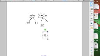 Number bonds Subtraction problem [upl. by Ettezoj]