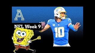 2024 NFL Week 9 Portrayed By SpongeBob [upl. by Aititil219]