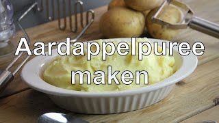 Aardappelpuree maken [upl. by Eceeryt]