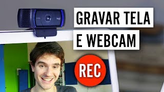 Como gravar a tela do PC e Webcam Movavi Screen Recorder [upl. by Durr]