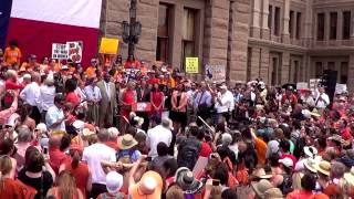 Stand With Texas Women Rally Wendy Davis Speech [upl. by Noami]