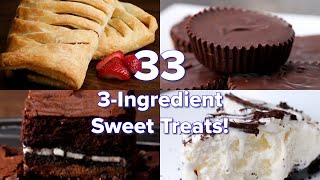 33 3Ingredient Sweet Treats [upl. by Leibrag]