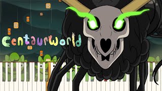 The Nowhere King  Centaurworld  Piano Tutorial Synthesia [upl. by Aicala]