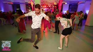 Panagiotis amp Diana  Social dancing  Croatian Summer Salsa Festival 2021 [upl. by Nevetse]