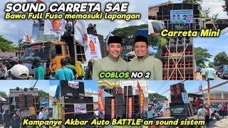 ADU GENGSI SOUND SISTEM  Puluhan Sound System dan CARRETA berderetan di Kampanye Akbar 02 [upl. by Neehsas351]