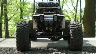 AXIAL WRAITH 20 quotTHE ALUMINIUM PIT BULLquot 105t brushless custom made by ZRACING66  first test [upl. by Niveg829]