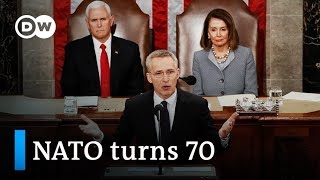 Stoltenberg addresses Congress on NATOs 70th anniversary  DW News [upl. by Sklar]