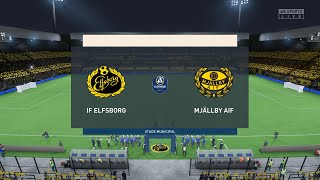 IF Elfsborg vs Mjällby AIF 20082023 Allsvenskan 2023 FIFA 23 [upl. by Ahsilem]