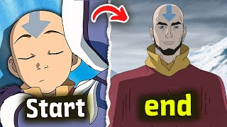 Avatar The Legend of Aang from Beginning to End Recap in 44 Min Aang Future [upl. by Nyleda]