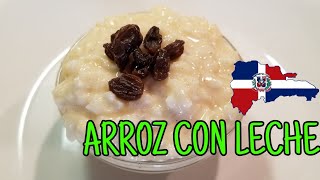 ARROZ CON LECHE dominicano arroz con leche CREMOSO arroz con leche DELICIOSO DOMINICANO [upl. by Dnomsaj]