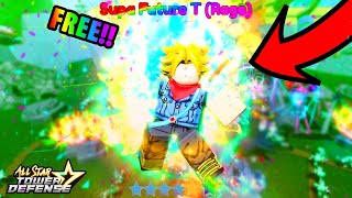 How to get FREE Sword of Hope Trunks 7 Star  Beating New Portals Update  All Star Tower Defense [upl. by Delmore]