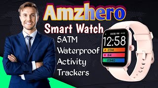 Amzhero Fitness Smart Watch with Alexa for Women Men [upl. by Magdalene]