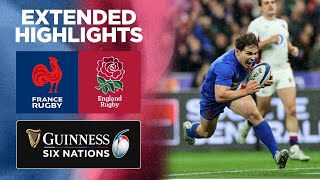 France v England  Extended Highlights  2022 Guinness Six Nations [upl. by Amethist978]