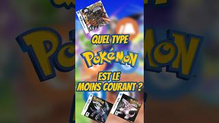 QUEL type Pokémon est LE MOINS COURANT DANS la 4G [upl. by Jarlath319]