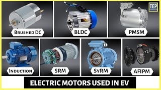 Types of Motors used in EV  Single Dual Three amp Four Motor Configuration in EV [upl. by Ahsekin]