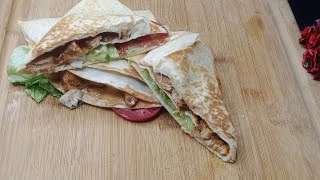 chicken wrap  chicken tortilla wrap  Chicken shawarma recipe spicy chicken wrap [upl. by Noir855]