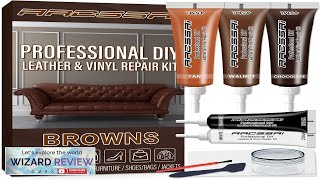 ARCSSAI ARCSSAL Brown Leather Repair Kit for Furniture Leather Couch Repair Kit Review [upl. by Notsnorb]