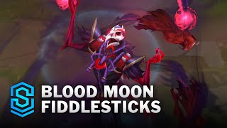 Blood Moon Fiddlesticks Skin Spotlight  PreRelease  PBE Preview  League of Legends [upl. by Notseh]